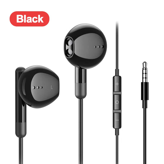 Type-C Wired Headphones For Samsung Galaxy S24 S23 S22 3.5MM in-Ear Headphone A53 A52 Note 20 USB-C Earphone HiFi Bass Stereo