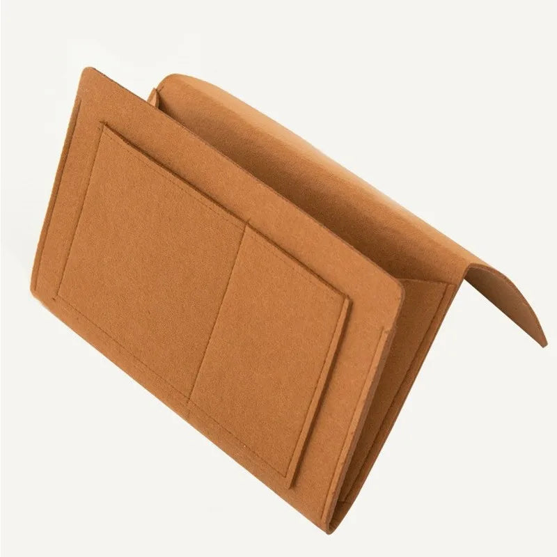 Storage Hang Bag Felt Dormitory Bed Sofa Bedroom Carpet Store Content For CD Magazines, Stationery Pad Mobile Phones Sundries