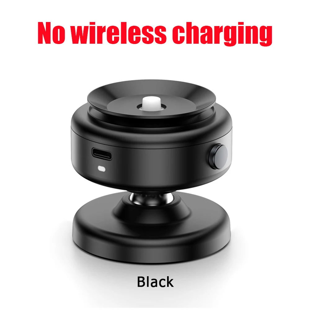 Car Magnetic Vacuum Phone Holder 360° Swivel Wireless Charging Bracket Dashboard Support GPS in Car For iPhone 14 15 Samsung