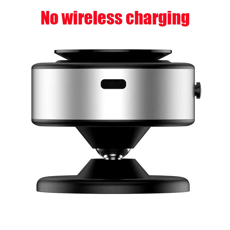 Car Magnetic Vacuum Phone Holder 360° Swivel Wireless Charging Bracket Dashboard Support GPS in Car For iPhone 14 15 Samsung